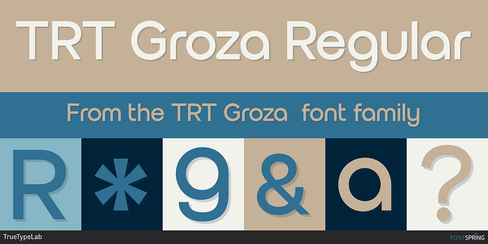TRT Groza Regular Font