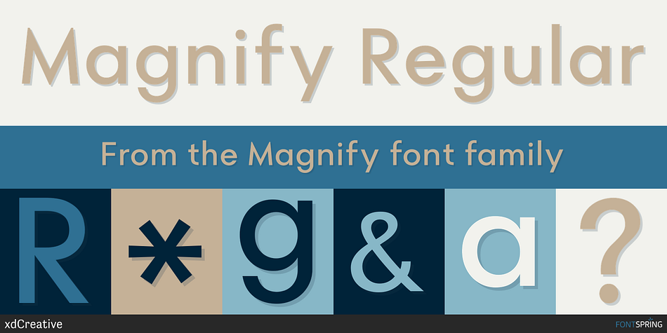 Magnify Regular Font