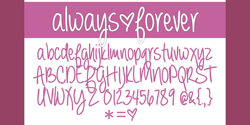 Always Forever Font