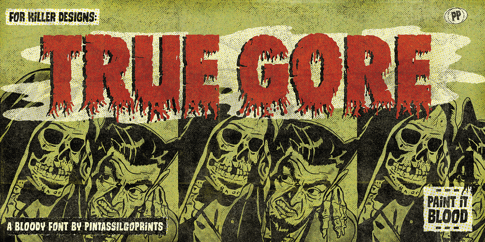 True Gore Regular Font