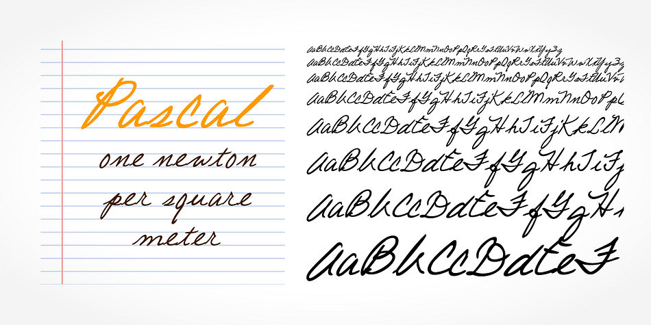 “Pascal Handwriting” is a beautiful typeface that mimics true handwriting closely.