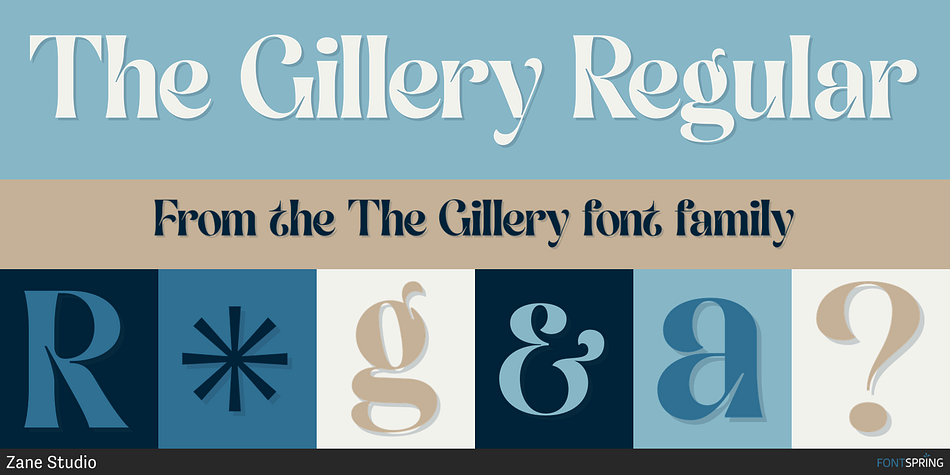 The Gillery Regular Font
