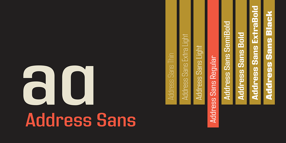 Address Sans Pro Font