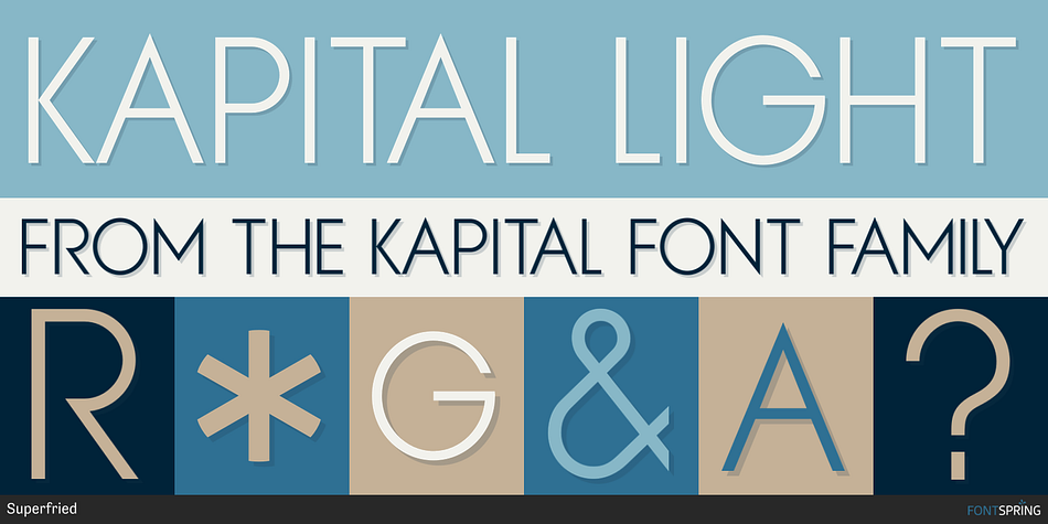 KAPITAL Light Font