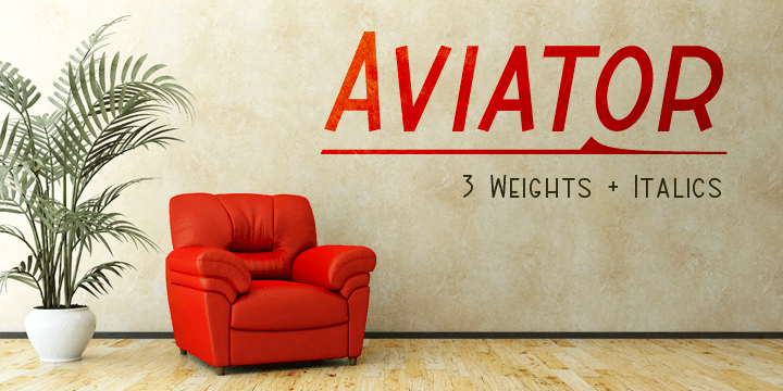 Displaying the beauty and characteristics of the ABTS Aviator font family.