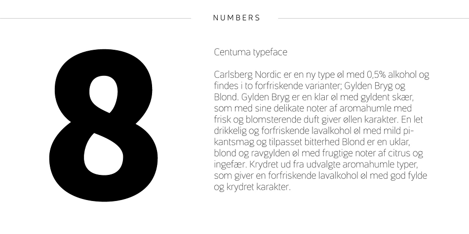 Displaying the beauty and characteristics of the Centuma font family.