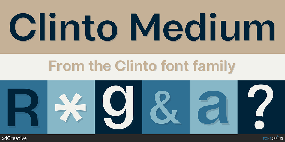 Clinto Medium Font