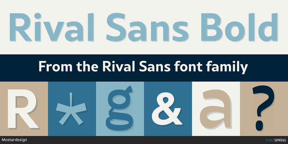 Rival Sans Bold Font