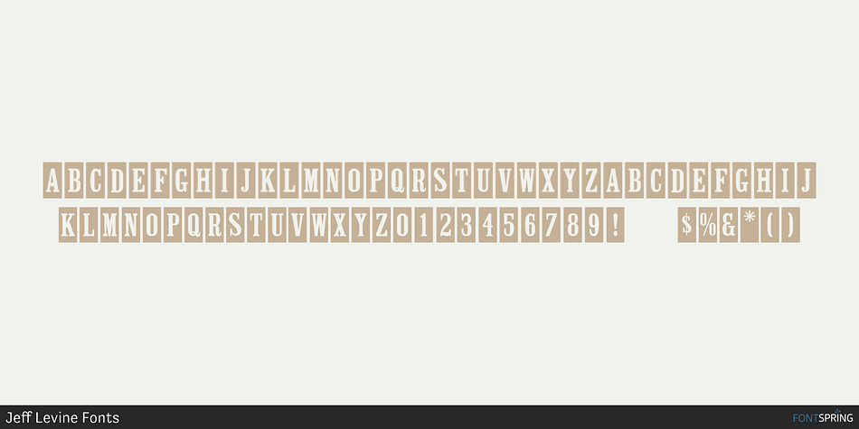 Mailbox Letters JNL Regular Font