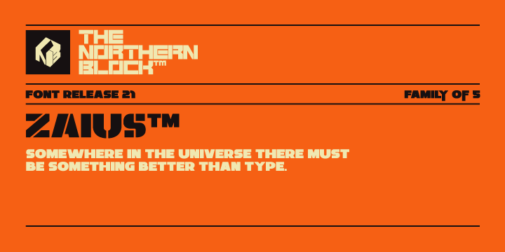 A bold san-serif typeface influenced by the original 1968 movie poster for Planet Of The Apes.