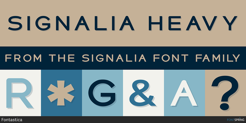 SIGNALiA Heavy Font