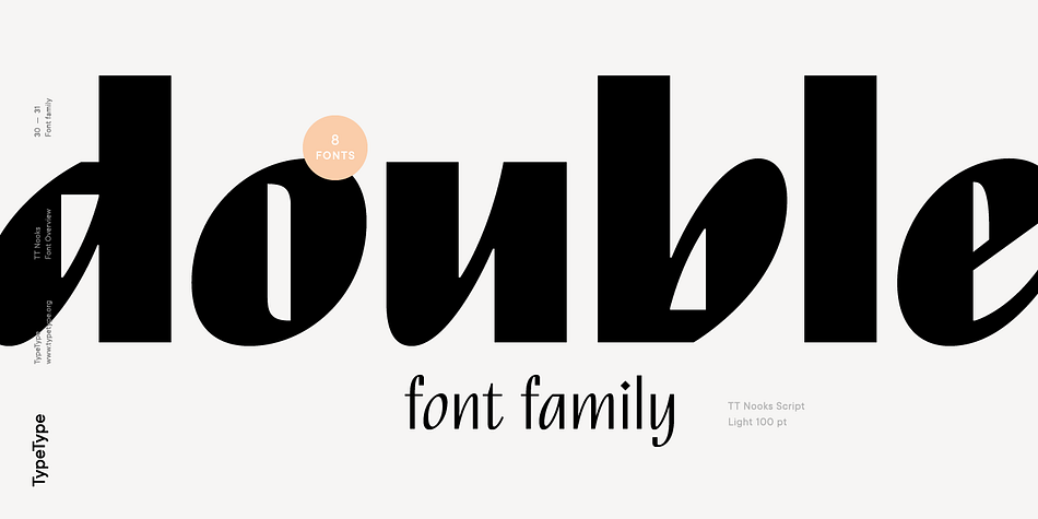 TT Nooks supports the languages Cyrillic and  more (127).