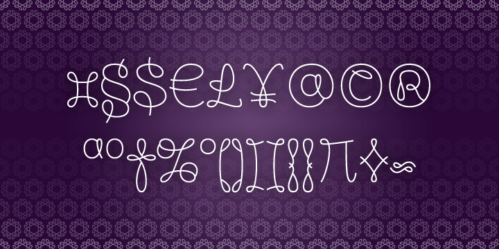 Lignette font family example.