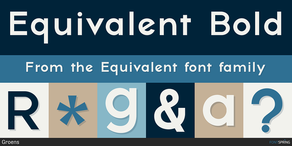 Equivalent Bold Font
