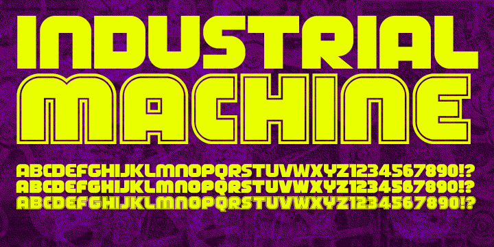 Displaying the beauty and characteristics of the FT Industry Machine font family.