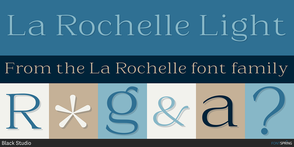 La Rochelle Light Font