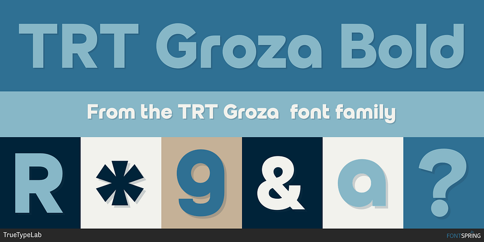 TRT Groza Bold Font