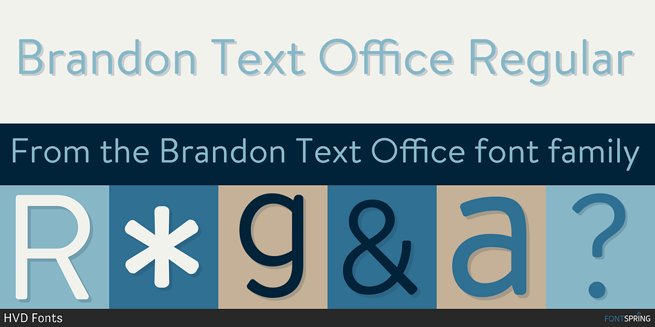 Brandon Text Office Regular Font