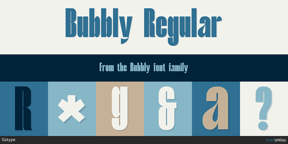 Bubbly Regular Font