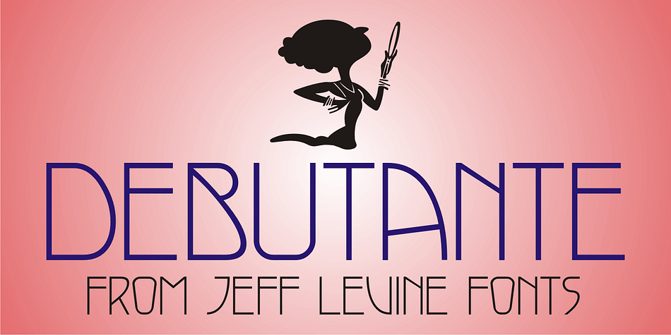 1920s Art Nouveau hand lettering from the sheet music for Puccini’s “Madame Butterfly” is the inspiration for Debutante JNL.