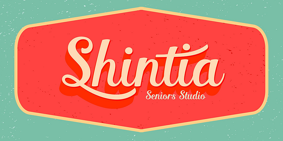 Shintia Script is highly legible script typeface.