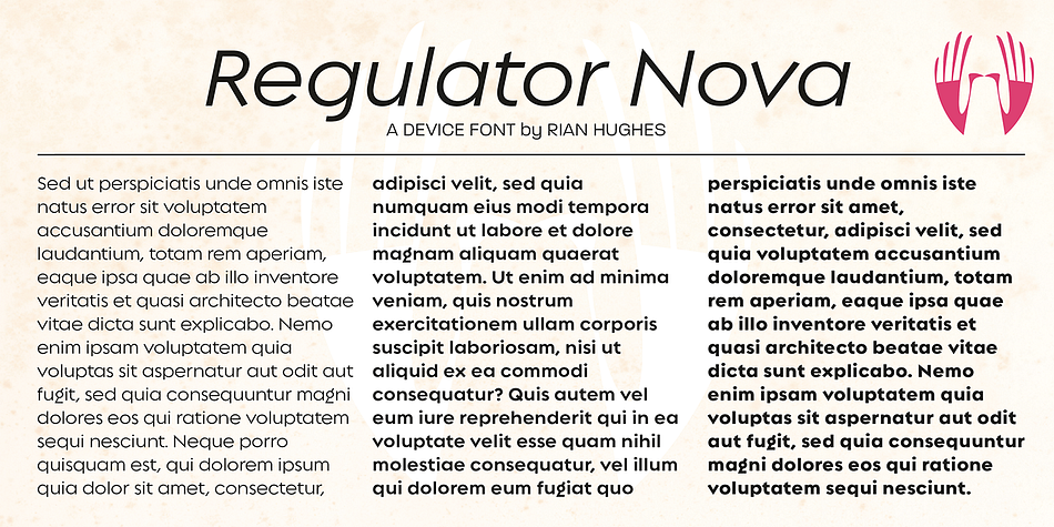 regulator nova font download