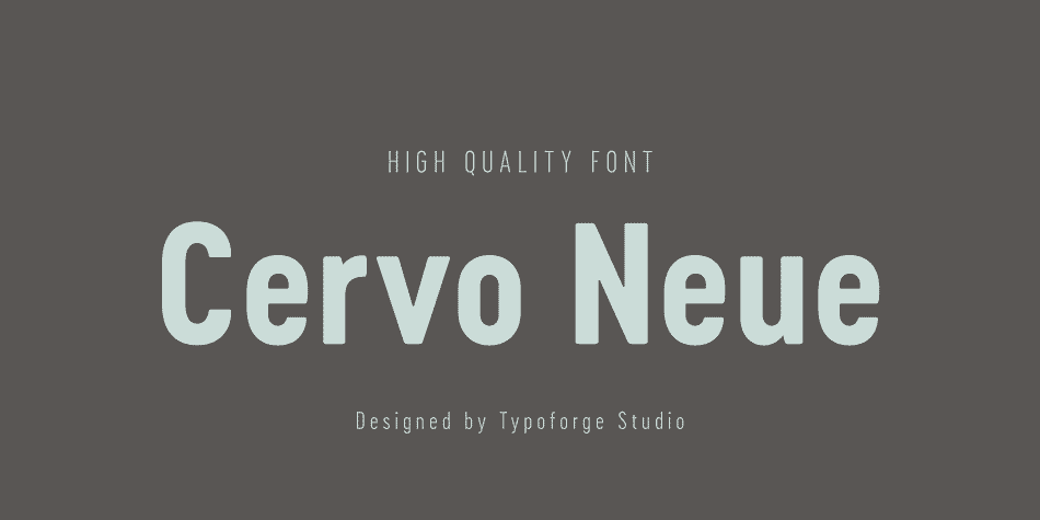 Cervo Neue is the new perfected and extended version of Cervo containting 18 varieties.