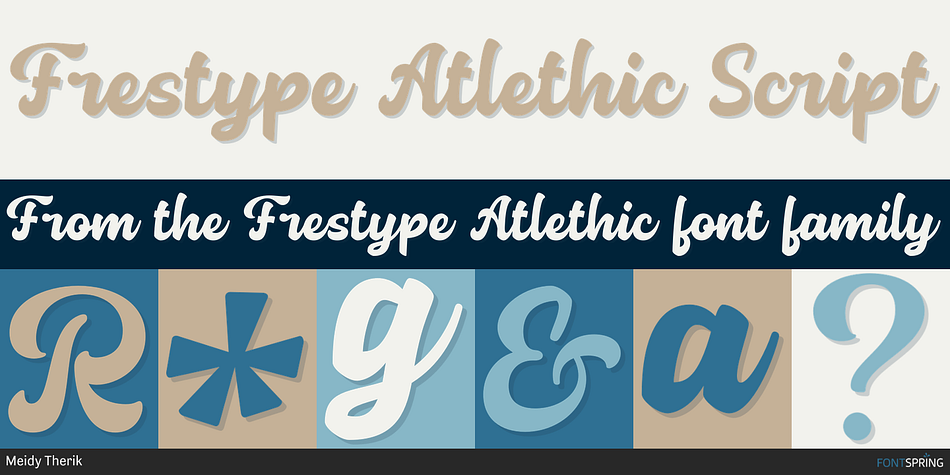 Frestype Atlethic Script Font