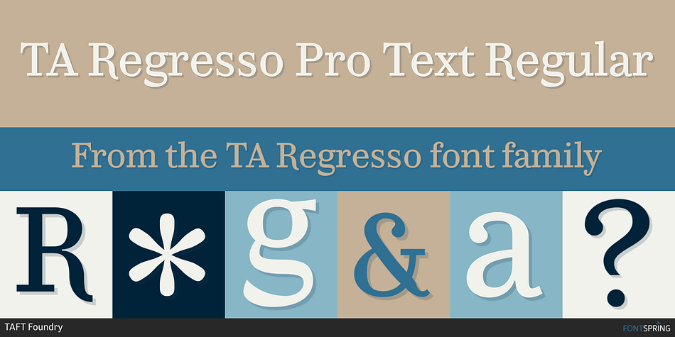 TA Regresso Pro Text Regular Font