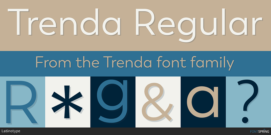 Trenda Regular Font