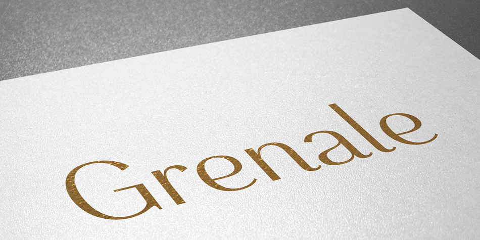 The elegant Grenale brings a new look to the classic didone.