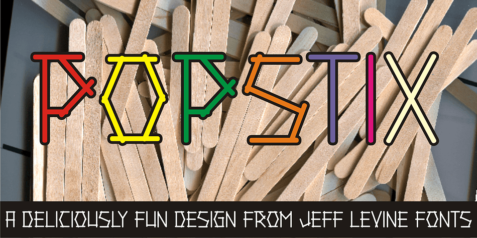 Popstix JNL takes the childhood pastime of creating things with ice cream sticks and transferring that premise to a digital alphabet.