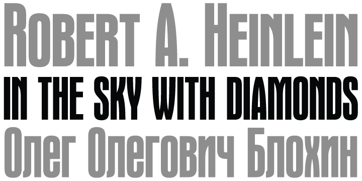 Biform letters and small caps make Wagner Grotesk a most versatile and functional headline face.
