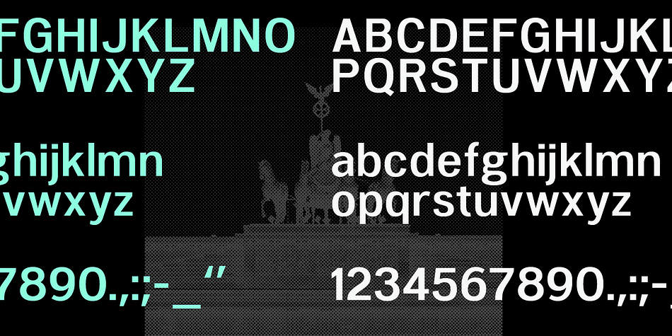 Each letter has been developed with careful attention towards balance and purity of form, creating a clean functional and optically correct typeface.