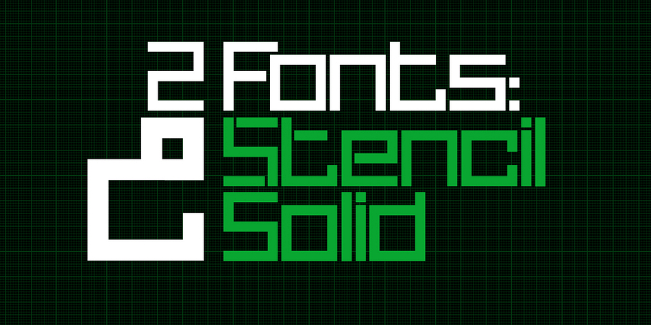 It is available in two formats, stencil and solid.