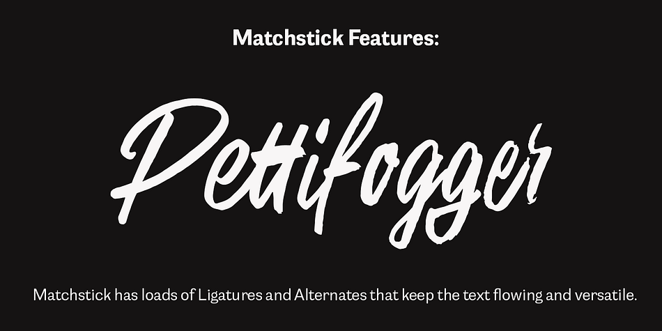 Matchstick Font