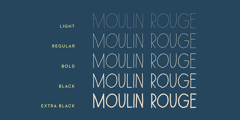 But the little difference of Paris from other handwriting typefaces is the Art Deco feeling that brings it a retro and directly familiar look.