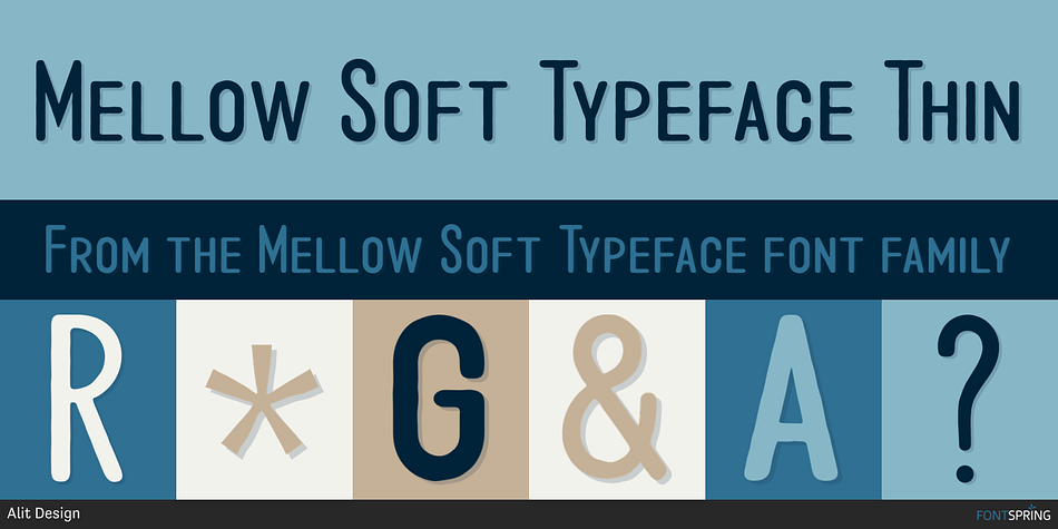 Mellow Soft Typeface Thin Font