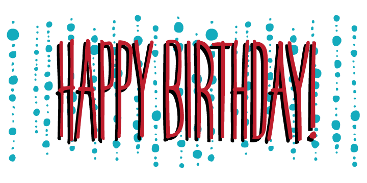 Displaying the beauty and characteristics of the Birthday Doodles font family.