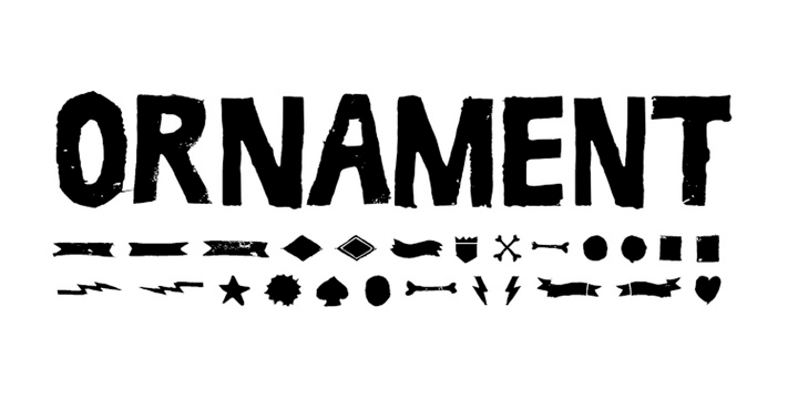 RUBA font family sample image.