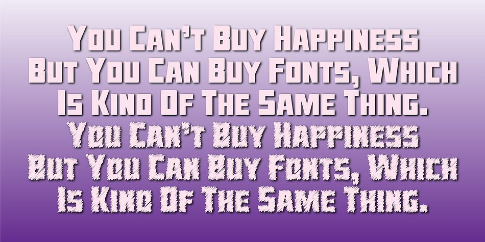 Both fonts have the same uppercase and small caps lowercase alphabet, numbers, punctuation, symbols, and miscellaneous characters.