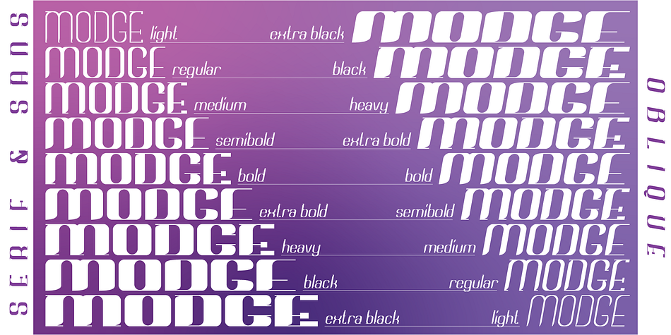Modge Font