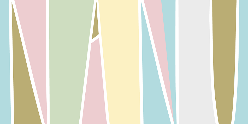 Nanu font family example.