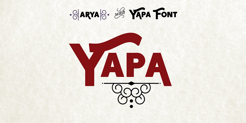 Yapa is a display font.