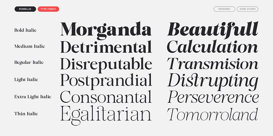 Romellis Font