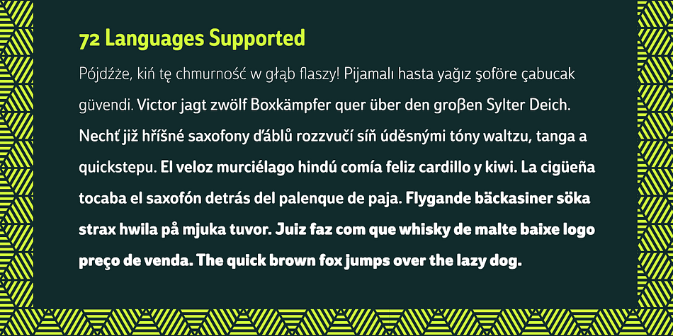 Coupled with its pure design and style, this makes Solitas a successful workhorse typeface.