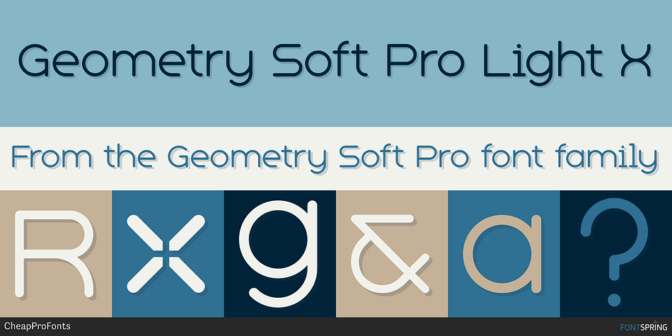 Geometry Soft Pro Light X Font