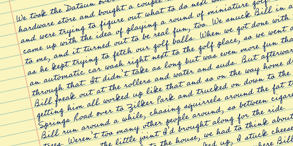 Professor is a slightly modified version of my father’s cursive hand, a good, strong, helpful, friendly, personable hand—much like the man himself.