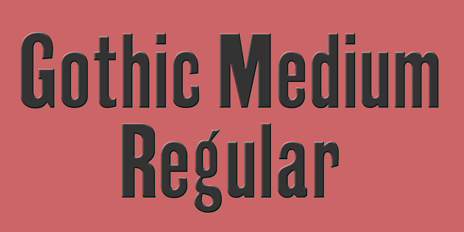 A revival of one of the popular wooden type fonts of the 19th century, a very useful design for display, or text, somewhat geometric in form, a bit narrow.