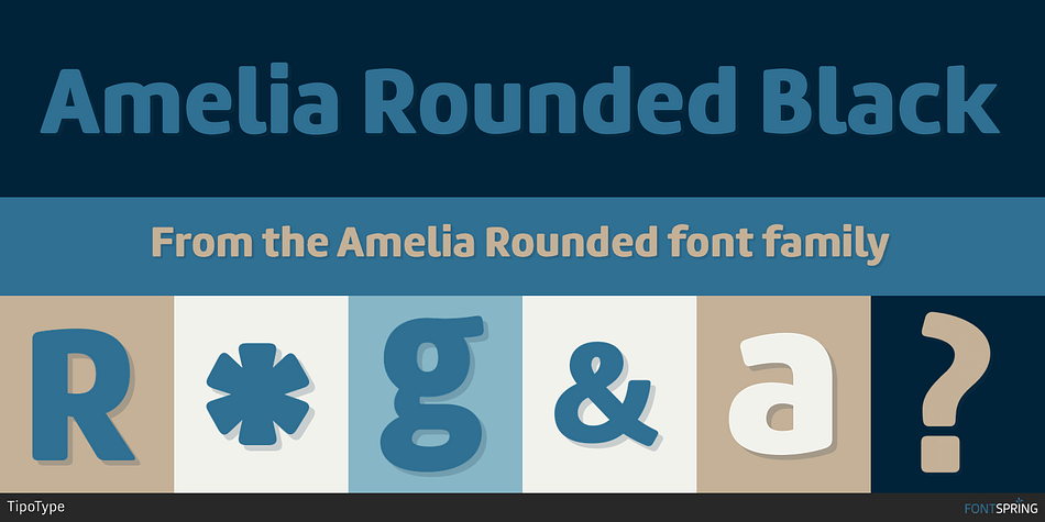 Amelia Rounded Black Font
